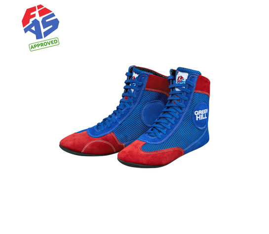 Борцовки-самбовки "Green Hill" Самбо Эксперт WS-3040 FIAS Approved р.44 сине-красный Синий image